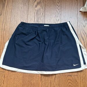 Nike Dark Blue Skirt with White Trim